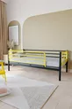 Lits superposés en métal premium Mix Compatible avec matelas Jaune Séparable Lit superposé