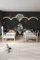 Chambre d'enfant Zambak avec lits superposés et lit métallique blanc
