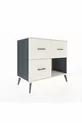 Commode Hyperion 3 tiroirs Anthracite-Silex