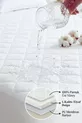 Protection de matelas ajustée en coton matelassé  % premium, entièrement imperméable aux liquides, taille simple, double et king