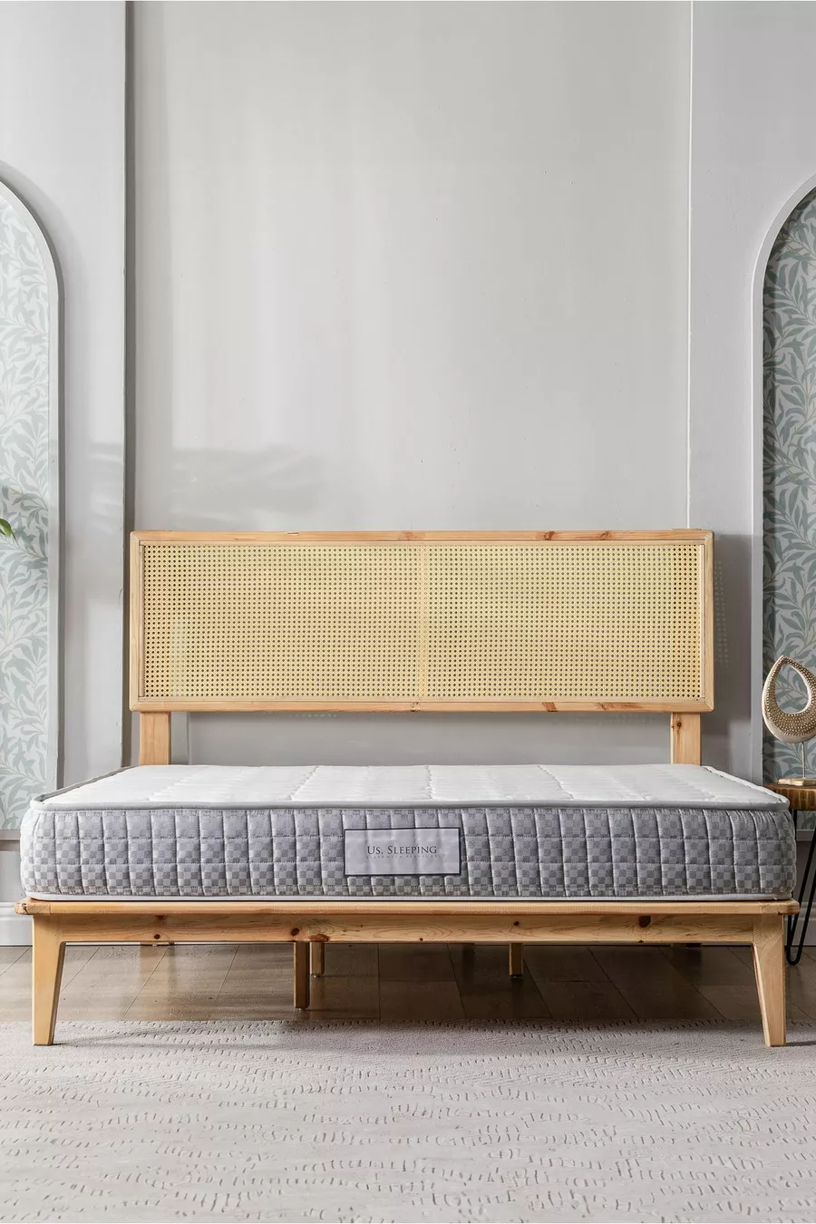 Matelas entièrement orthopédique Natural Soft avec plume d'oiseau et mousse,  cm (±1 cm)