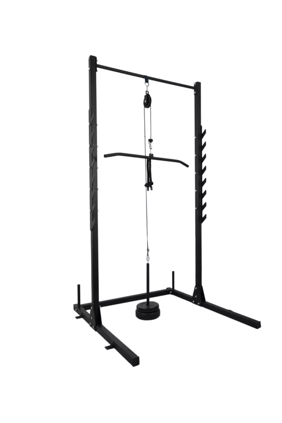 Station de Squat / Banc / Tractions / Poulie pour Ensemble de Fitness