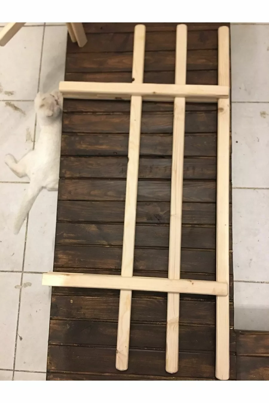 Barrière de protection pour lit bébé et enfant en bois naturel, garde-corps de lit  cm -  cm