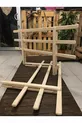 Barrière de protection pour lit bébé et enfant en bois naturel, garde-corps de lit  cm -  cm