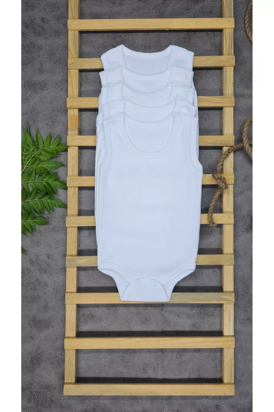 Body pour bébé à boutons-pression en coton par lot de 5, débardeur, économique, fille garçon, 0-9 ans
