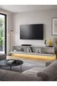 Meuble TV à LED Li  cm - Couleur Sable, Moderne, Large, Design avec Étagères - Table TV | Cercei
