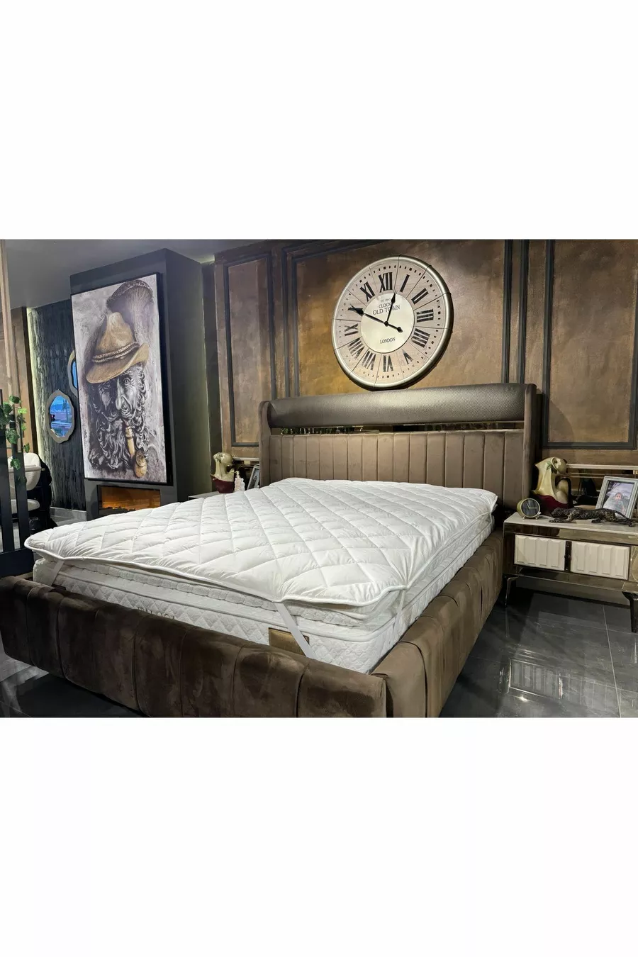 Matelas en Laine d'Agneau Mérinos, Protector de Matelas, Surmatelas ( % LAINE D'AGNEAU MÉRINOS)