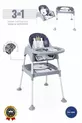 Bureau 3 en 1, Chaise Haute, Table, Chaise