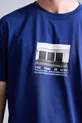 T-shirt basique en coton à  %, coupe boxy, col en V, effet délavé, manches courtes SM