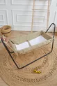 Berceau Hamac en Bois pour Poupée - Berceau Hamac Portable (marron)