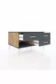 Commode Kronos à 3 tiroirs Pin-Anthracite