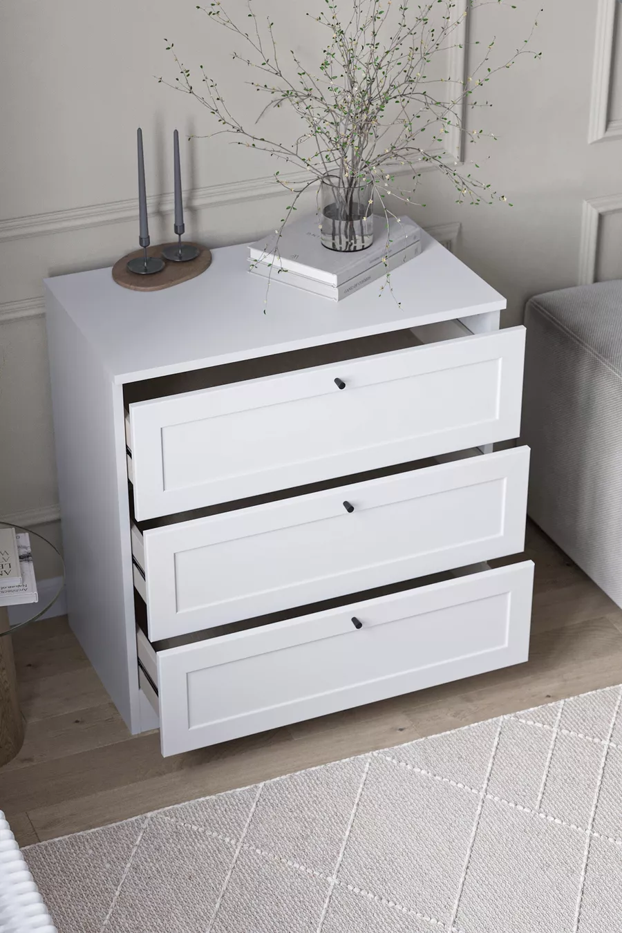 Commode Terra à 3 tiroirs