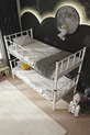 Chambre d'enfant Zambak avec lit superposé et lit métallique