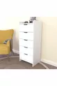 COMMODE BLANCHE LODOS À 5 TIROIRS