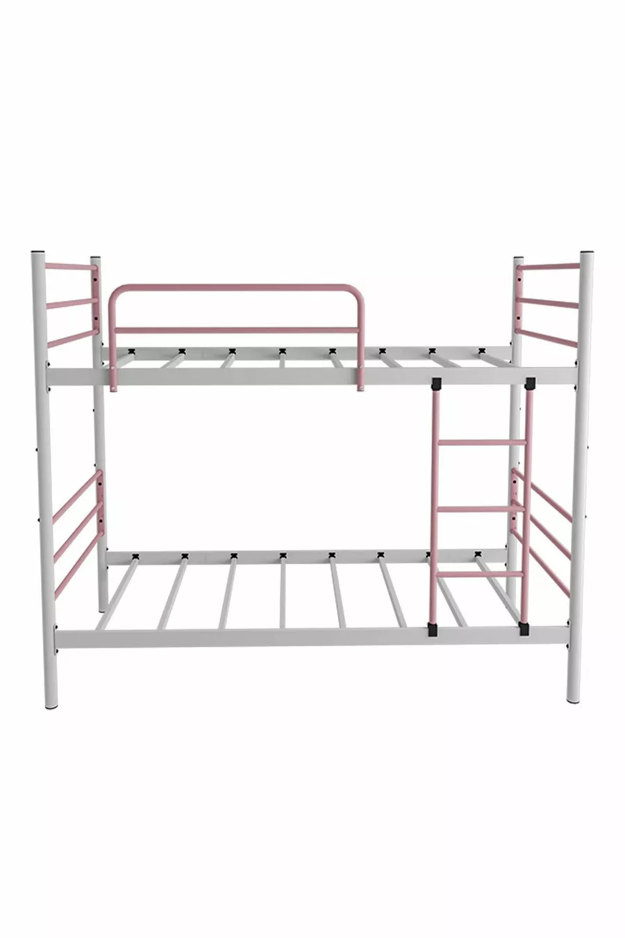Lit superposé Trend compatible avec matelas Rose clair Métal démontable