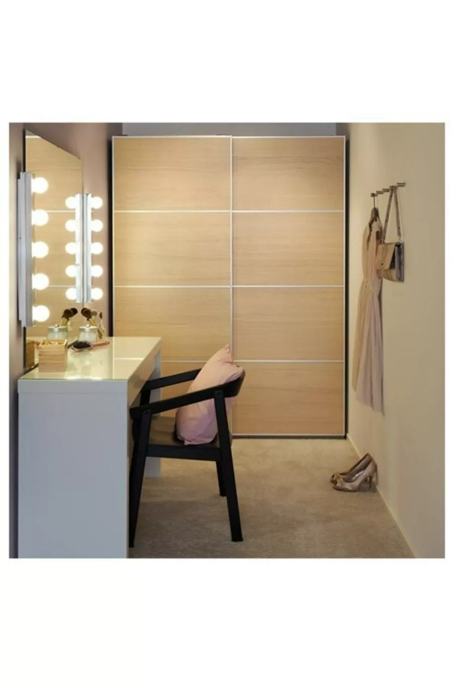 Malm, coiffeuse, cm, blanc