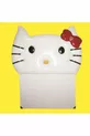 Tête de lit Alc Hello Kitty en simili cuir blanc pour lit simple
