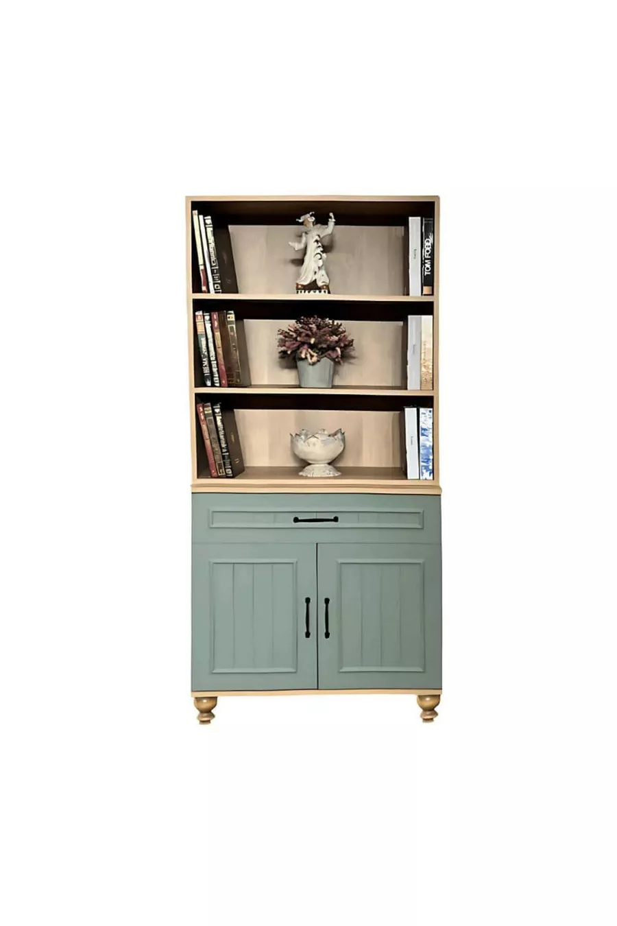 Commode et bibliothèque avec portes Gülsün | Qualité MDF de première classe | Portes REHAU | Avec portes