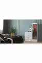 Commode miroir Oswin Armoire Blanc -W