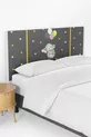 Housse de tête de lit avec motif éléphant à pois