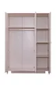 Chambre d'ado Ezgi Lux - Armoire 3 portes, Lit, Table de chevet, Bureau, Commode, Bibliothèque
