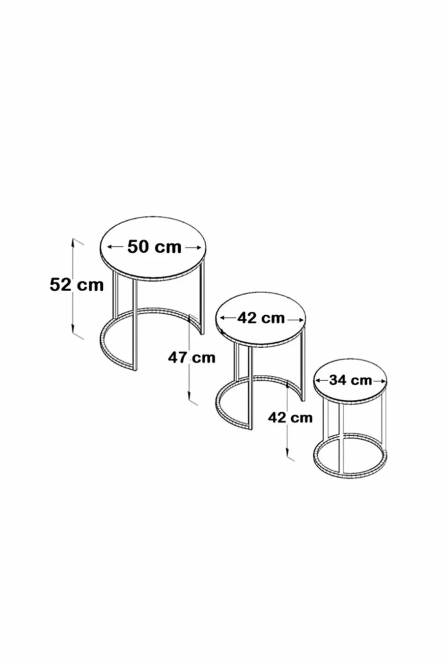 Table d'appoint Ecol Zigon - Pin antique