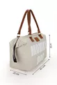 Sac à dos de soins pour bébé avec support de sangle et sac à bandoulière Mommy Bag avec porte-clés en cadeau, ensemble de 2 pièces