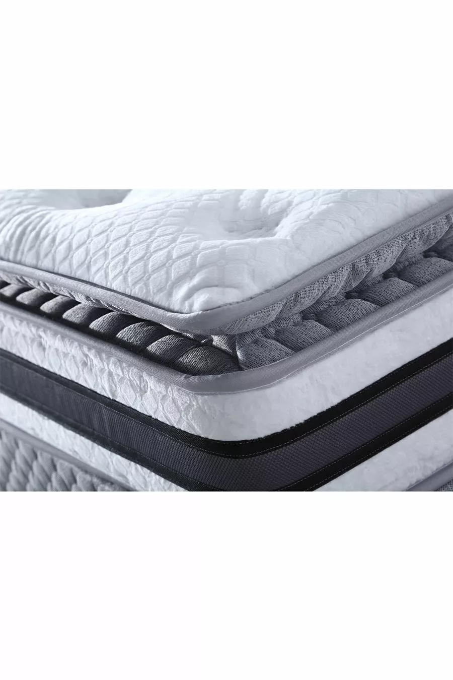 Matelas Şehrazat Ultra Orthopédique à Ressorts avec Poche et Garnissage en Plume de Lapin ( cm)