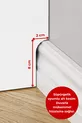 Commode Derinkuyu à 4 tiroirs Chambre à coucher Chambre de bébé Armoire Blanche