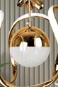 Suspension LED moderne pour salon, cuisine, salle à manger et chambre Clasy modèle plaqué or en métal trois couleurs