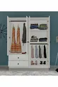 Gm  Novado Armoire 4 Portes 2 Tiroirs avec Poignées Bouton