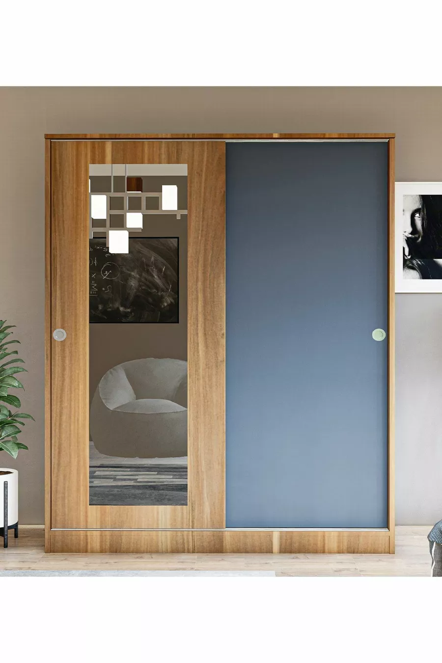 Gm  Armoire coulissante en nacre