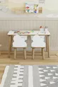 Ensemble Table Montessori pour enfants - Table de jeu - Table d'activités - Table d'animation avec 2 chaises Nuage