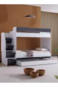 Lits superposés, Lit superposé Martin Yavrulu - Anthracite 2 matelas confort