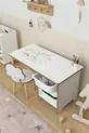 Table d'activité avec rouleau de papier à dessin, bureau pour enfants, armoire à jouets