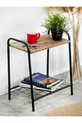 Table de chevet avec étagère et rangement filaire