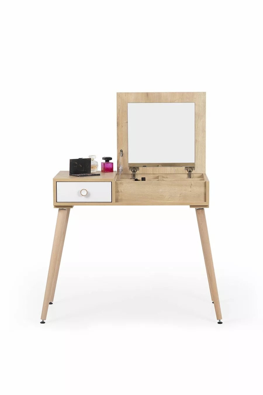 Table de maquillage Table de toilette avec miroir Table de maquillage avec miroir