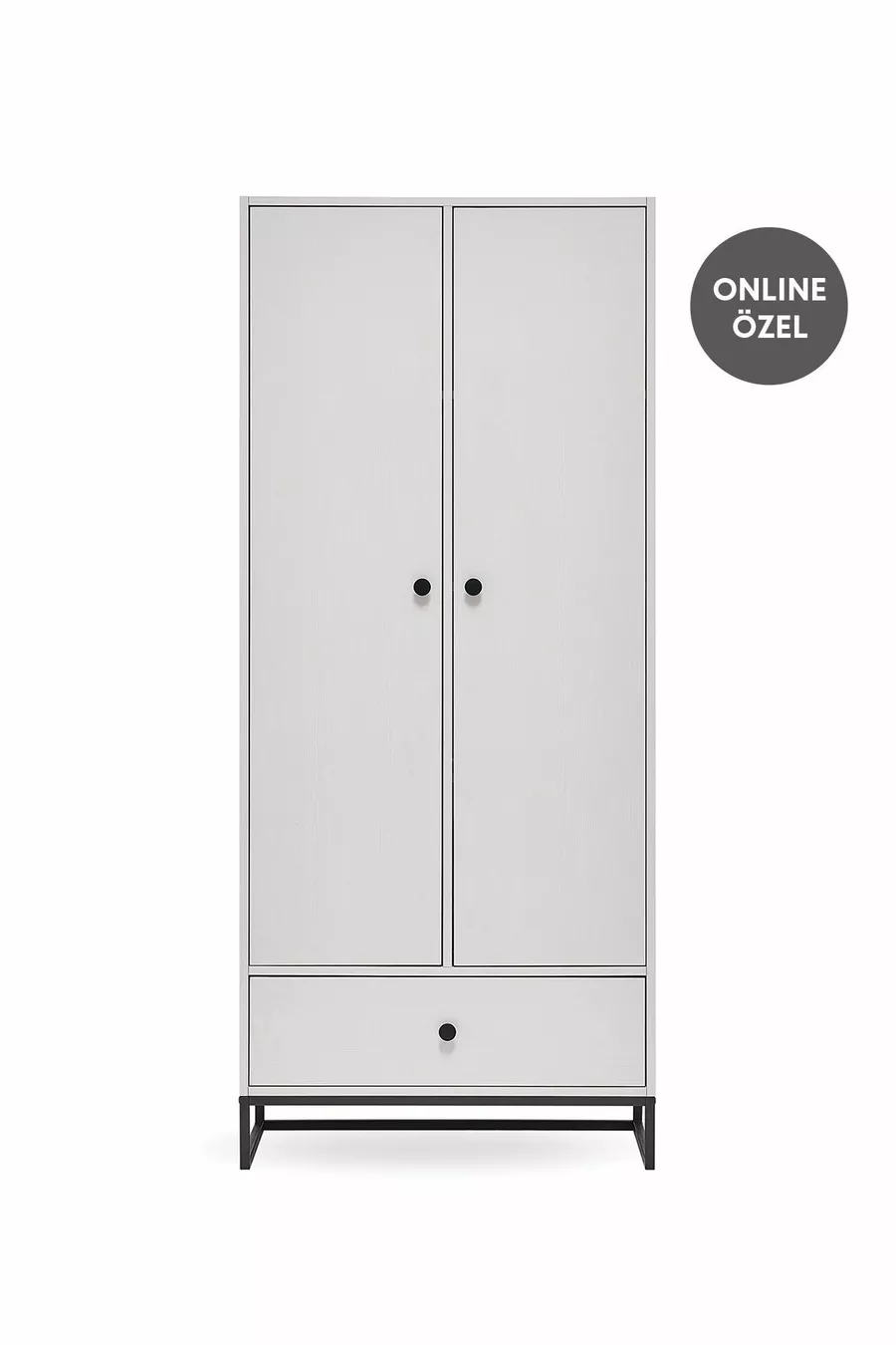 Armoire à 2 portes Kalinsta - Blanc