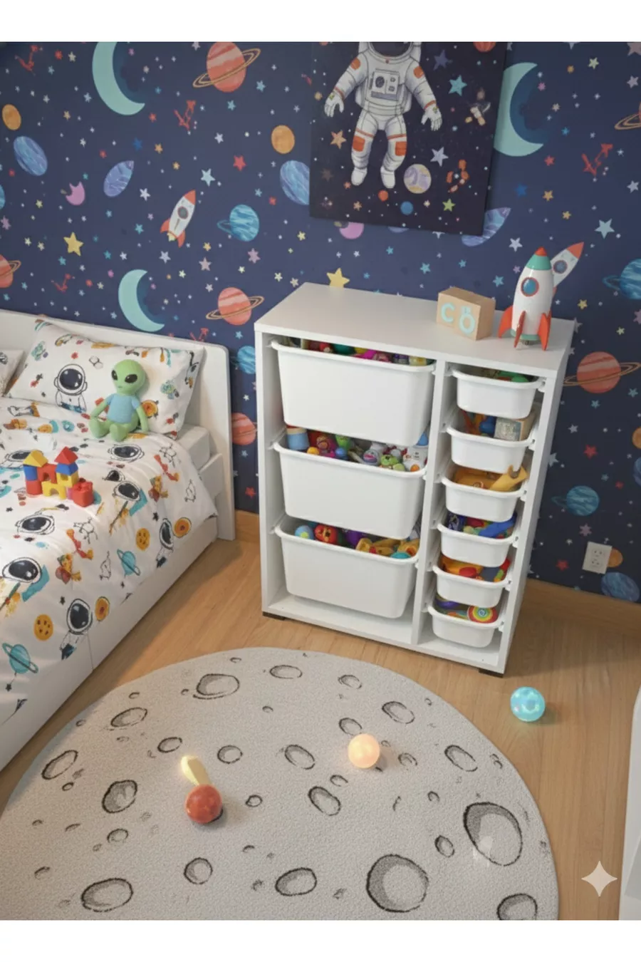 Armoire de Jouets Polyvalente à 9 Tiroirs et Unité de Rangement – Organisateur de Chambre d’Enfant avec ÉTIQUETTE CADEAU