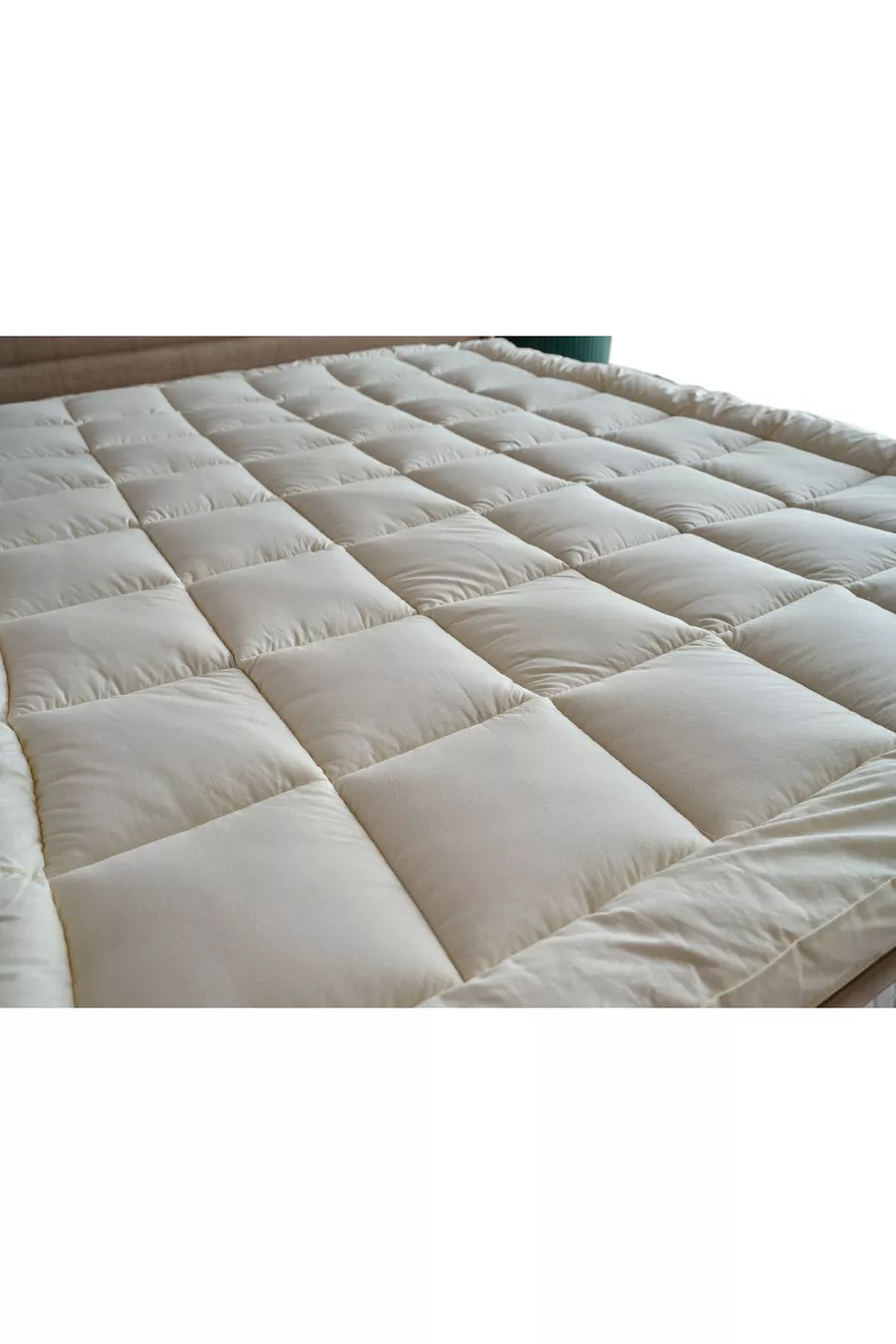 Protège-matelas en laine blanc - x cm