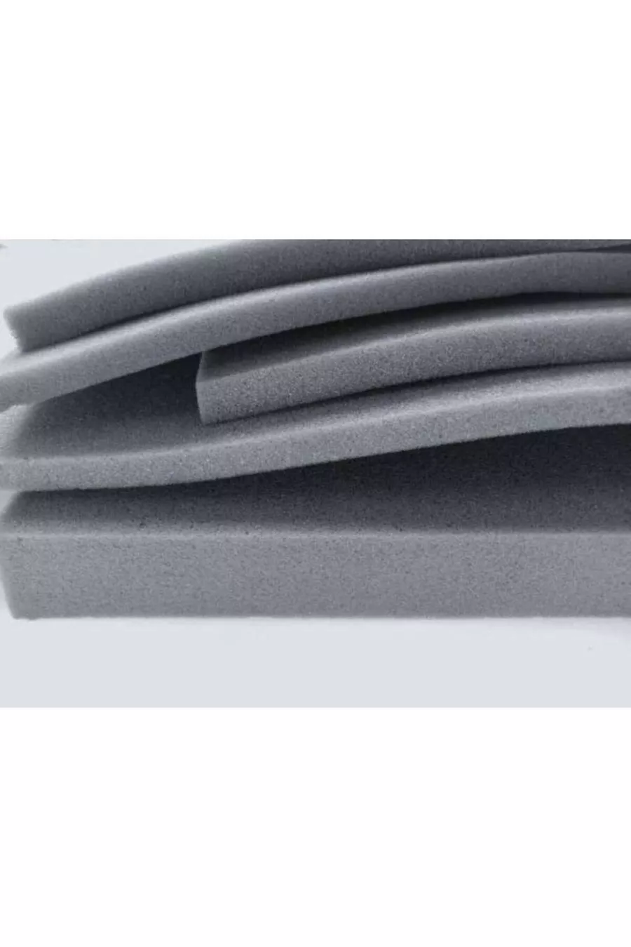 Mousse grise pour rembourrage, densité 4,5 cm (plaque : 4,5 cm)