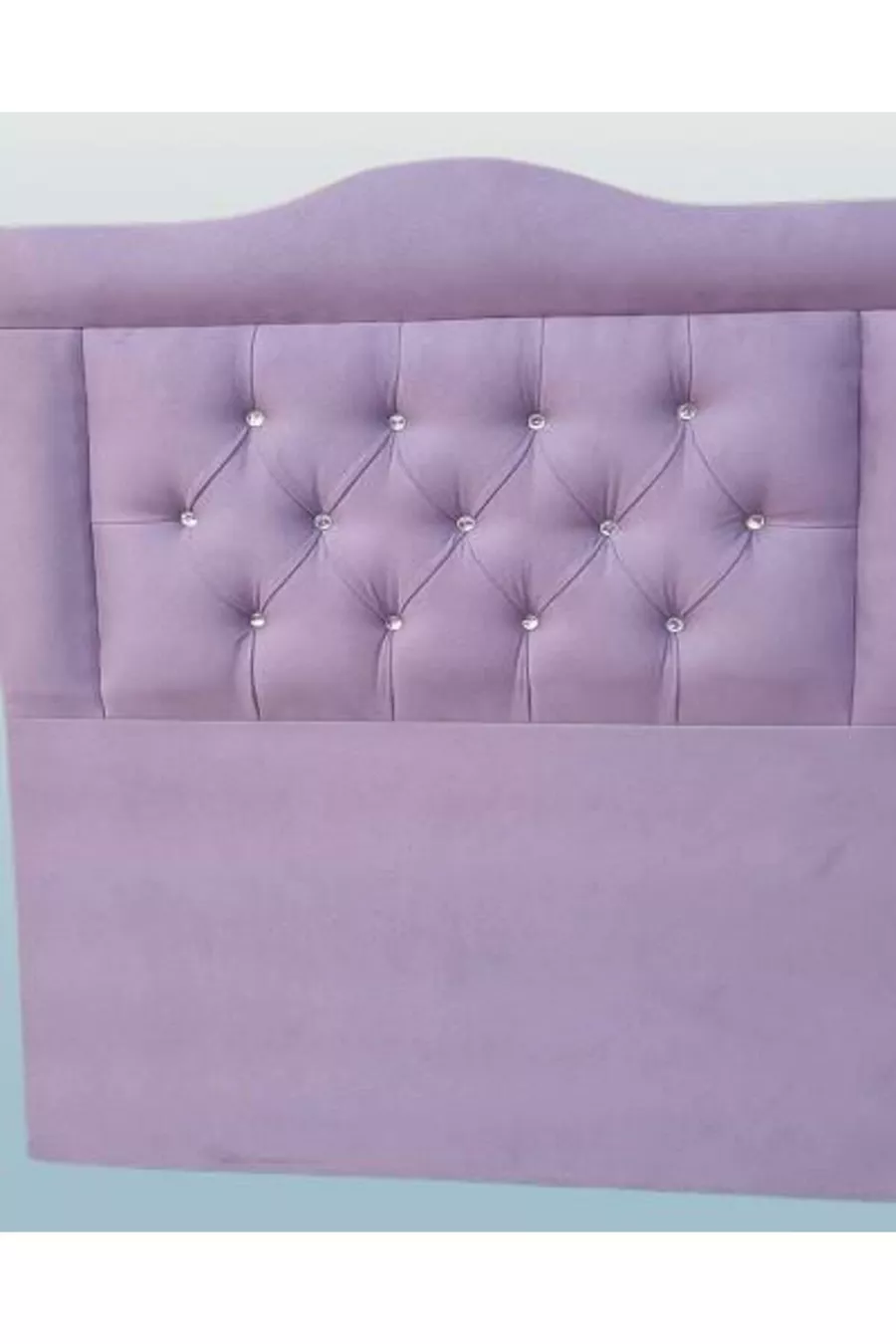 Titre DK Modèle Simple 'taille' Tissu Violet Clair en Poil de Poney Fait Main