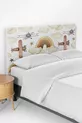 Housse de tête de lit pour enfant avec motif d'avion marron