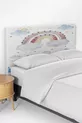 Housse de tête de lit pour enfant avec motifs nuages et arc-en-ciel