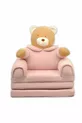 Lit d'enfant portable Polar à 3 niveaux avec siège pour enfant, mignon ours pour enfants