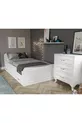 Ensemble de chambre Country - Lit avec tiroirs, Armoire à 2 portes, Commode à 3 tiroirs, entièrement en MDF