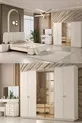 Ensemble de chambre à coucher moderne Masal Benchli à 6 portes