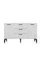Armoire Polyvalente Almata, Console Moderne, Meuble de Cuisine, Commode