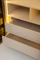 Ensemble de chambre à coucher Lumera avec portes en verre
