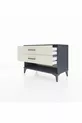 Commode Hyperion 2 tiroirs Anthracite-Pierres de lune